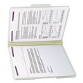 File Folders | Smead 14934 2 in. Expansion Recycled Pressboard Folders with 2 SafeSHIELD Fasteners - Letter Size/Gray-Green (25/Box) image number 2