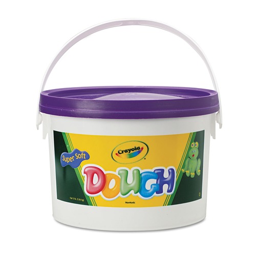Arts & Crafts Supplies | Crayola BIN570015040 Modeling Dough Bucket, 3 Lbs, Violet image number 0