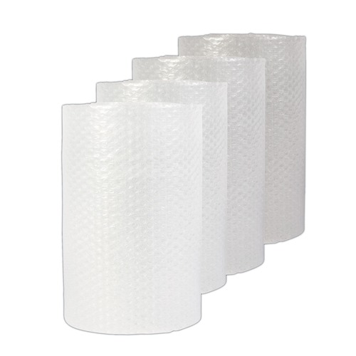 Envelopes & Mailers | Universal 4087909 24 in. x 75 ft. 0.31 in. Thick Bubble Packaging Perforated Every 24 in. - Clear (4/Carton) image number 0