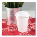 Cups and Lids | Karat C-KDL508W-PP 8 oz. Hot Cup Plastic Sipper Lids - White (1000/Carton) image number 3