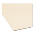 Just Launched | Smead 10339 1/3-Cut Assorted Tabs 0.75 in. Expansion 100% Recycled Manila Top Tab File Folders - Letter Size, Manila (100/Box) image number 3