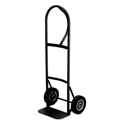 Cleaning Carts | Safco 4071 16 x 16.25 x 51.5 Tuff Truck 400 lb Capacity Economy Truck - Black Enamel image number 0