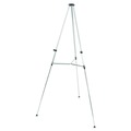  | Quartet 50E 38 in. - 66 in. High Lightweight Aluminum Telescoping Tripod Easel - Silver image number 1