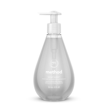 Method DIA 00034 12 oz Gel Hand Wash - Sweet Water Scent (6/Carton)