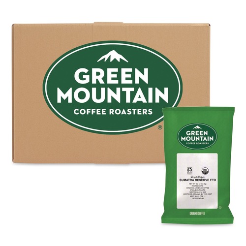 Coffee | Green Mountain Coffee 5000366907 2.2 oz Fraction Packs - Sumatra Reserve (50/Carton) image number 0