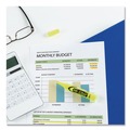 Highlighters | Avery 24130 HI-LITER Desk-Style Chisel Tip Highlighters - Fluorescent Yellow Ink/Black Barrel (200/Box) image number 9
