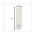 Hook & Loop Fasteners | Command 17204-12ES 0.75 in. x 2.75 in. Holds Up to 12 lbs. Value Pack Removable Picture Hanging Strips - Medium White (12-Pairs/Pack) image number 3