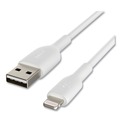 Electronic Adapters & Chargers | Belkin CAA001BT3MWH 9.8 ft. BOOST CHARGE Apple Lightning to USB-A ChargeSync Cable - White image number 4