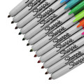 Permanent Markers | Sharpie 32707 Retractable Permanent Marker - Fine Bullet Tip/Assorted Colors (12/Set) image number 2