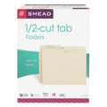 Just Launched | Smead 10320 Interior File Folders with Assorted 1/2-Cut Tab Positions - Letter, Manila (100/Box) image number 6