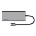 Office & Office Supplies | Belkin F4U092BTSGY 6 Ports USB-C Multimedia Hub - Space Gray image number 2