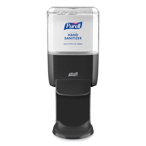 Hand Sanitizers | PURELL 5024-01 5.25 in. x 8.56 in. x 12.13 in. 1,200 mL Push-Style Hand Sanitizer Dispenser - Graphite (1/Carton) image number 0