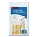 Labels | Smead 67920 0.5 x 1 Yearly End Tab 20 File Folder Labels - Yellow (250/Pack) image number 0