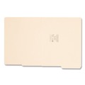 File Folders | Smead 24127 9 in. High Front 1/2-Cut Tabs Top Letter Size 0.75 in. Expansion Heavyweight End Tab Folders - Manila (100/Box) image number 3