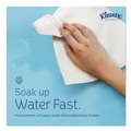 Paper Towels and Napkins | Kleenex 25639 7.5 in. x 700 ft. 1-Ply Hard Roll Paper Towels with Premium Absorbency Pockets - White (6/Carton) image number 5