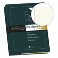 Copy & Printer Paper | Southworth JD18IC 8.5 in. x 11 in. 32 lbs. Bond Weight 100% Cotton Business Paper - Ivory (250/Box) image number 1