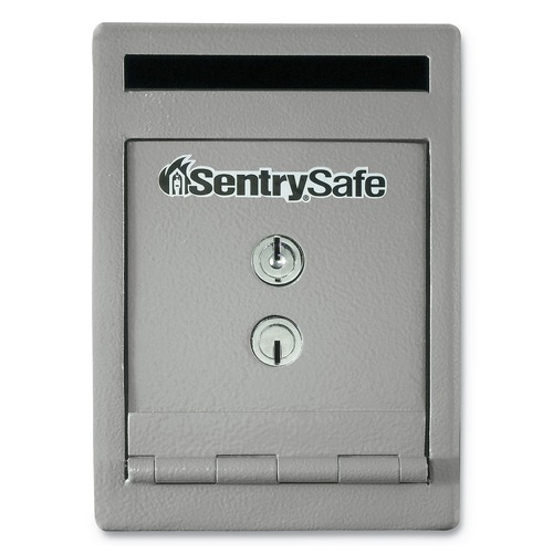 Office & Office Supplies | SentrySafe UC025K 0.23 cu-ft. 6 in. x 12.3 in. x 8.5 in. Safe - Silver image number 0
