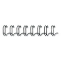 Sheet Protectors | Fellowes Mfg Co. 5255601 9/16 in. Diameter 130-Sheet Capacity Wire Bindings - Black (25/Pack) image number 2