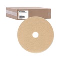 Cleaning & Janitorial Accessories | Boardwalk BWK4020ULT 20 in. Diameter Burnishing Floor Pads - Tan (5/Carton) image number 1
