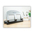Staple Punches | PaperPro 2240 40-Sheet EZ Squeeze 3-Hole Punch - Black/Silver image number 5