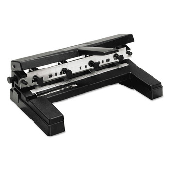 Swingline A7074450E Heavy-Duty 2-To-4 9/32 in. Hole Punch with 40-Sheet Capacity - Black