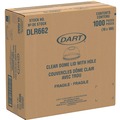 Cups and Lids | Dart DLR662 16 oz. Plastic Dome-Top Cold Cup Lids - Clear (1000/Carton) image number 0