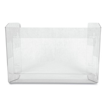 San Jamar G0805 18 x 3.75 x 10 3 Box Steel White Enamel Disposable Glove Dispenser - Clear