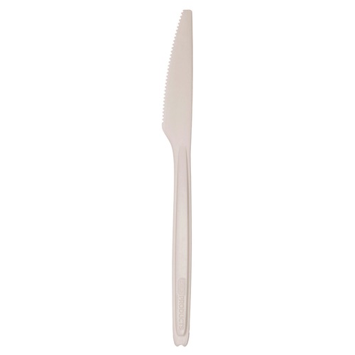 Cutlery | Eco-Products EP-CE6KNWHT 6 in. Cutlery Knife for Cutlerease Dispensing System - White (960/Carton) image number 0