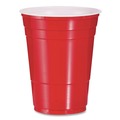 Just Launched | Dart P16R 16 oz. Plastic Cold Drink Party Cups - Red (1000/Carton) image number 3