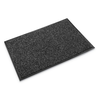  | Crown CS 0046GY 48 in. x 72 in. Cross-Over Indoor/Outdoor Olefin/Poly Wiper and Scraper Mat - Gray