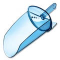 Food Service | San Jamar SAN SI9000 64 - 86 oz. Saf-T-Scoop and Guardian System for Ice Machines - Transparent Blue image number 6
