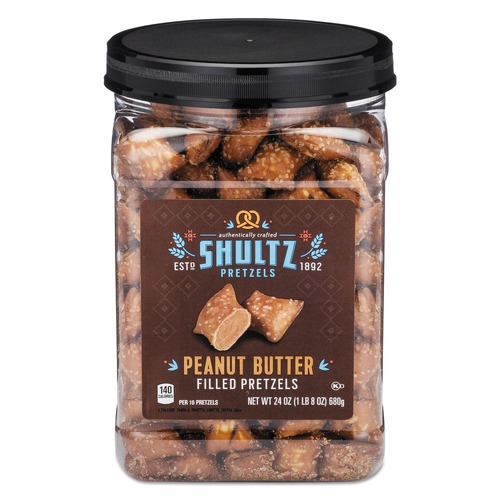 Snacks | Dolcetto 3598 24 oz Pretzels Tub - Peanut Butter image number 0