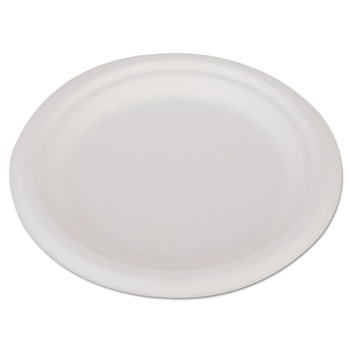 SCT SCH 18110 Champware 6 in. Plate Heavyweight Bagasse Dinnerware - White (1000/Carton)