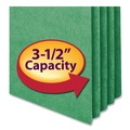 File Folders | Smead 74226 3.5 in. Expansion Colored File Pockets - Legal, Green image number 2
