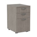 Office Filing Cabinets & Shelves | Alera ALEVA572816GY 15.88 in. x 20.5 in. x 28.39 in.Valencia Series Mobile Pedestal File 3-Drawer Legal/Letter - Gray image number 1