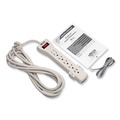 Surge Protectors | Tripp Lite SUPER7TEL15 Protect It! 2520 J 7-Outlet Surge Protector with 15 ft. Cord - Light Gray image number 7