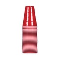 Cups and Lids | Hefty C21895 18 oz. Easy Grip Disposable Plastic Party Cups - Red (400/Carton) image number 3