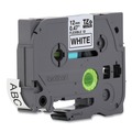 Tapes | Brother P-Touch TZEFX231 0.47 in. x 26.2 ft. Flexible ID Tape - Black on White image number 1