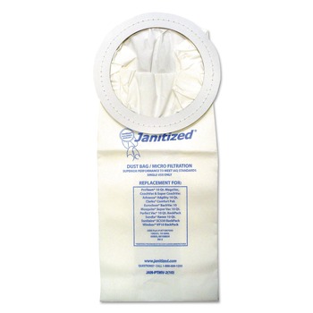 ELECTRONIC CLEANING ACCESSORIES | Janitized JAN-PTMV-2(10) Vacuum Filters Designed to Fit Most Commercial 10 Qt. Backpack Vacs (10/Pack)