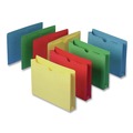 File Folders | Smead 75613 Straight Tab Letter Size Colored File Jackets with Reinforced Double-Ply Tab - Assorted Colors (100/Box) image number 2