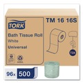 Toilet Paper | Tork TM1616S 2-Ply Septic Safe Universal Bath Tissue - White (96/Carton) image number 2