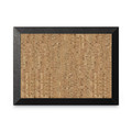 Bulletin Boards | MasterVision SF0722581012 36 in. x 24 in. Natural Cork Bulletin Board - Tan Surface/Black Wood Frame image number 0
