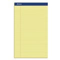 Notebooks & Pads | Ampad 20-230 8.5 in. x 14 in. Wide/Legal Ruled Perforated Writing Pads - Canary Yellow (1-Dozen) image number 0