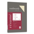 Copy & Printer Paper | Southworth R14ICF 8.5 in. x 11 in. 24 lbs. Bond Weight 100% Cotton Resume Paper - Ivory (100/Pack) image number 0