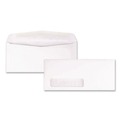 Envelopes & Mailers | Quality Park QUA21316 4.13 in. x 9.5 in. #10 Commercial Flap Gummed Closure Lower Left Address-Window Envelope - White (500/Box) image number 3
