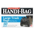 Just Launched | Handi-Bag 1516910 30 in. x 33 in. .65 mil 30 Gallon Super Value Pack Trash Bags - Black (60/Box) image number 1