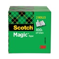 Labels | Scotch 810-2P34-72 Magic 0.75 in. x 72 yards 3 in. Core Tape Refill - Clear (2/Pack) image number 0