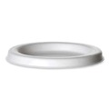 Food Trays, Containers, and Lids | Eco-Products EP-SPCLID2 2 oz Sugarcane Portion Cup Lids - White (2500/Carton) image number 0