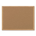 Bulletin Boards | MasterVision SB0420001233 36 in. x 24 in. Wood Frame Earth Cork Board - Tan/Oak image number 0
