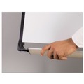 Easels | MasterVision EA48066720 MVI Series 30 in. x 41 in. Magnetic Mobile Easel - White/Black image number 4